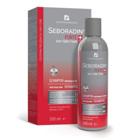 Seboradin Forte Anti-Gray Hair Shampoo with Natural Phytopigments & Ginseng 200ml