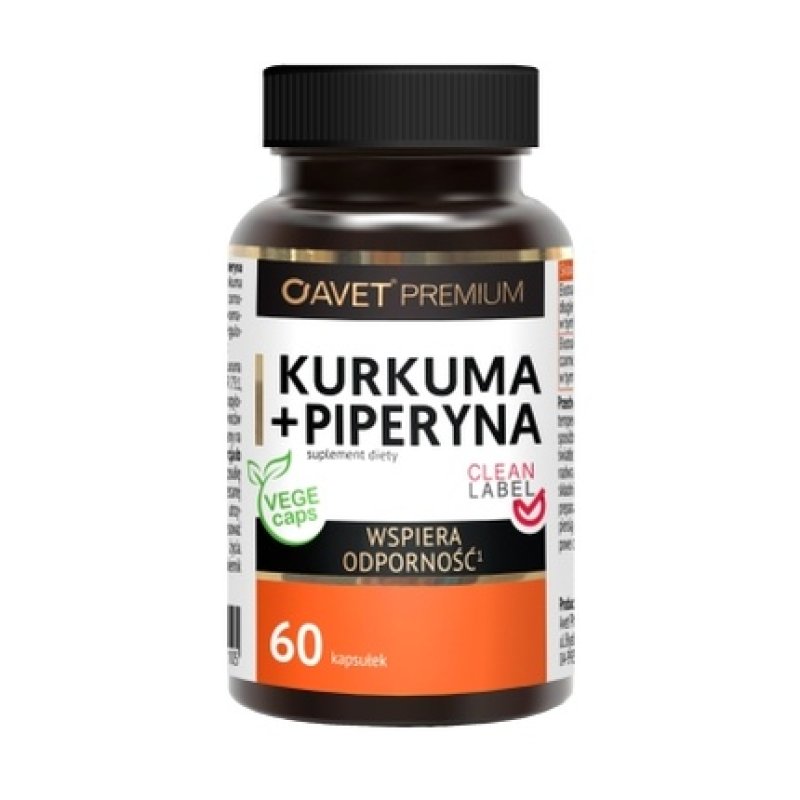 Avet Advanced Turmeric Formula With Bioperine - 60 Capsule Supplement