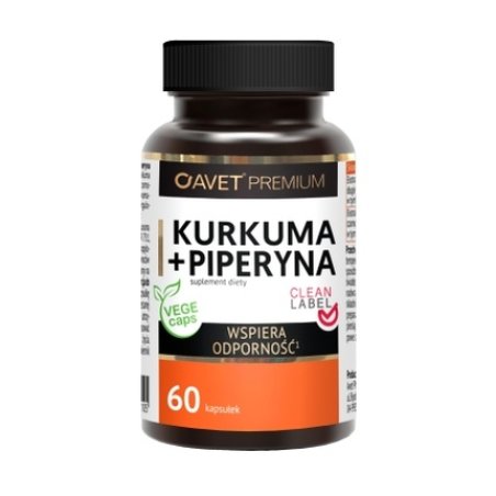 Avet Advanced Turmeric Formula With Bioperine - 60 Capsule Supplement