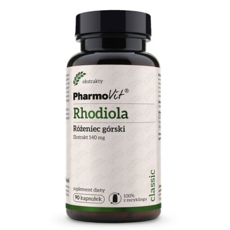 Pharmovit Rhodola Mountain Rose Dietary Supplement 90 Capsules