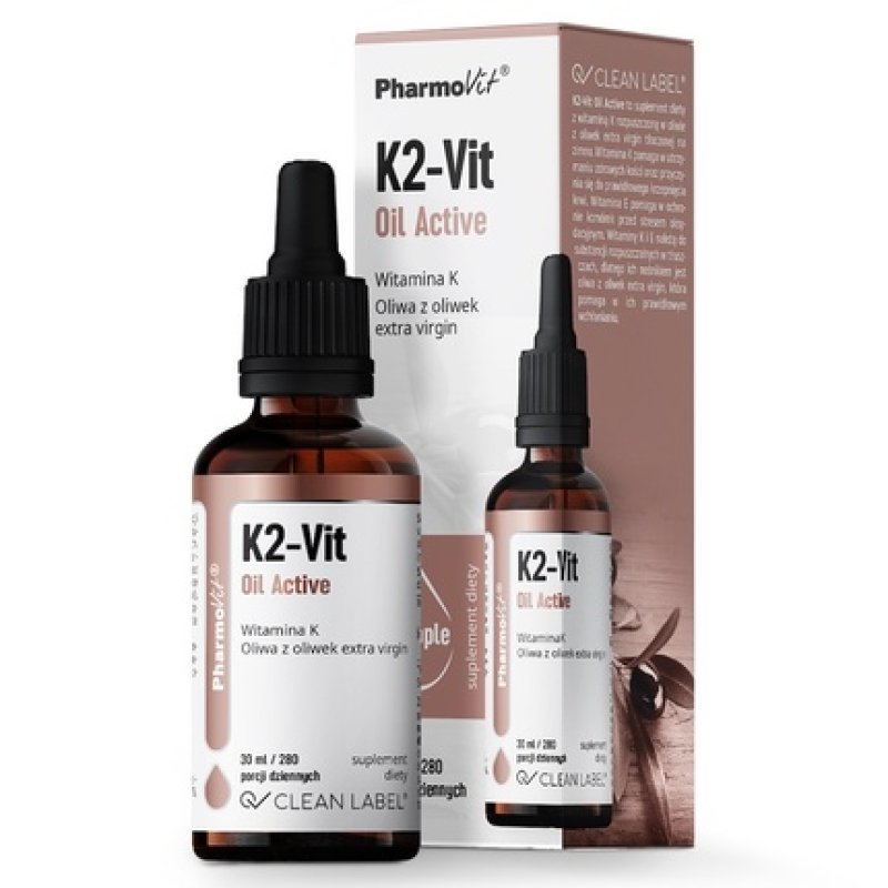Pharmovit K2 - Vitamin Oil Active Dietary Supplement In Drops 30ml
