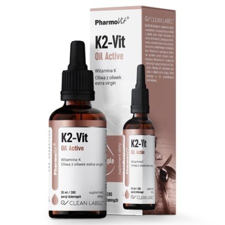 Pharmovit K2 - Vitamin Oil Active Dietary Supplement In Drops 30ml