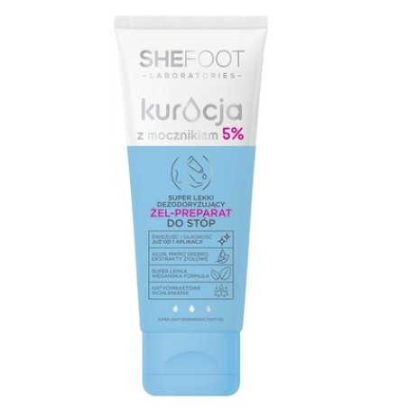Shefoot Laboratories Deodorizing Gel Preparation For Feet With Urea 5 75ml