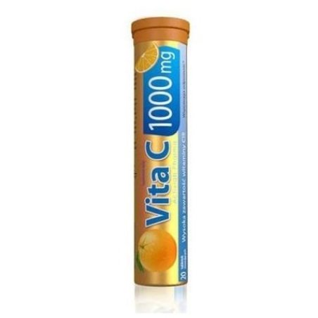 Activlab Pharma Effervescent Vitamin C 1000mg - Immune Support Antioxidant Boost, 20 Tablets