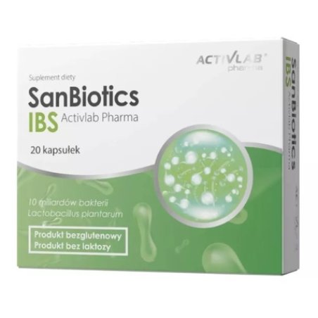 Activlab Pharma Sanbiotics Ibs Support - 20 Gut Health Capsules