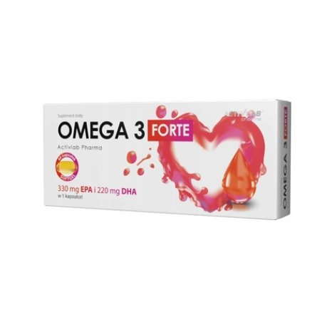 Activlab Omega 3 Forte 60 Soft Capsules - Dietary Supplement