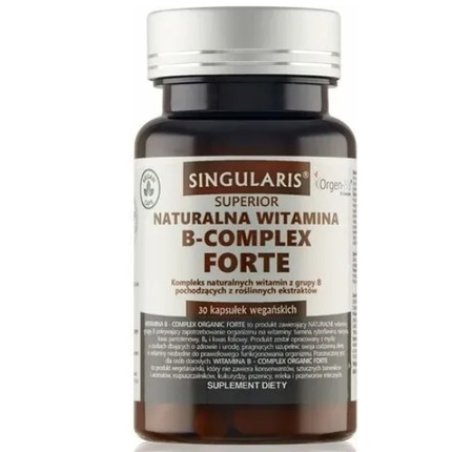 Singularis Vitamin B-Complex Organic Forte 30 Capsules