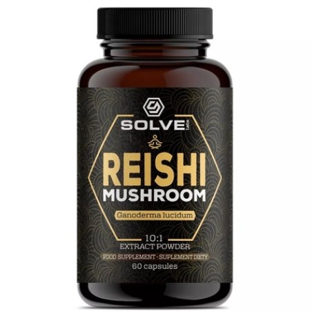 Solve Labs Reishi Mushroom Dietary Supplement 60 Capsules