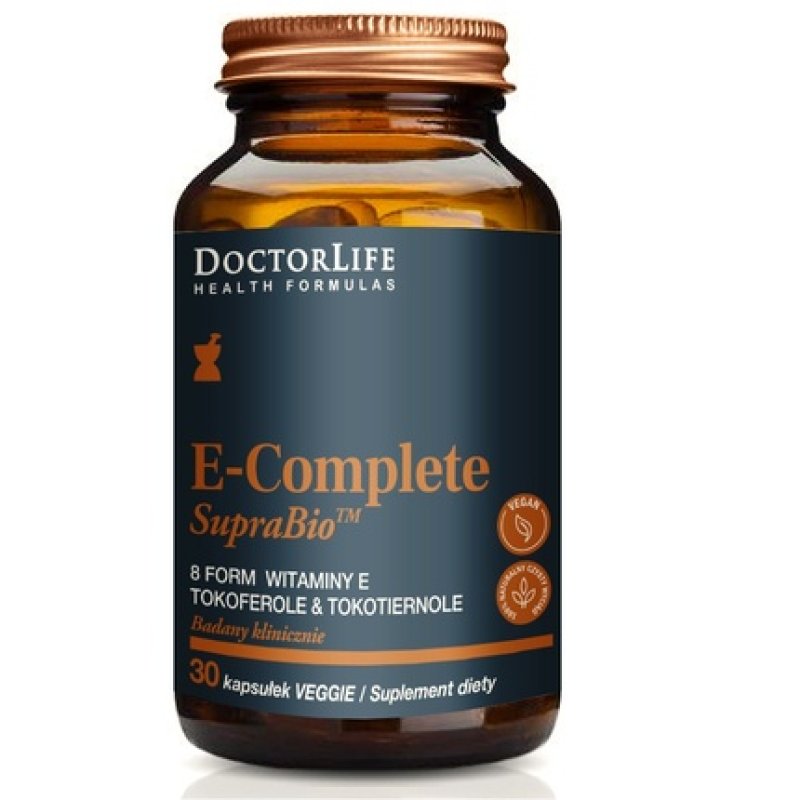 Doctor Lifee Complete Suprabio 8 New Generation Vitamin E Dietary Supplement - 30 Capsules