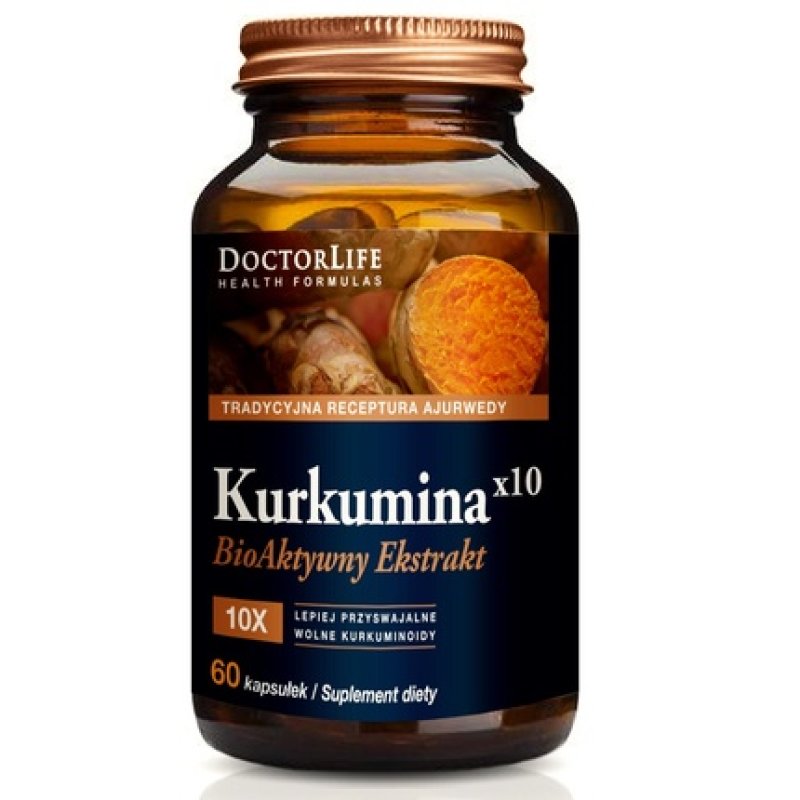 Doctor Life Curcumin X10 Bio Active Extract Dietary Supplement 60 Capsules