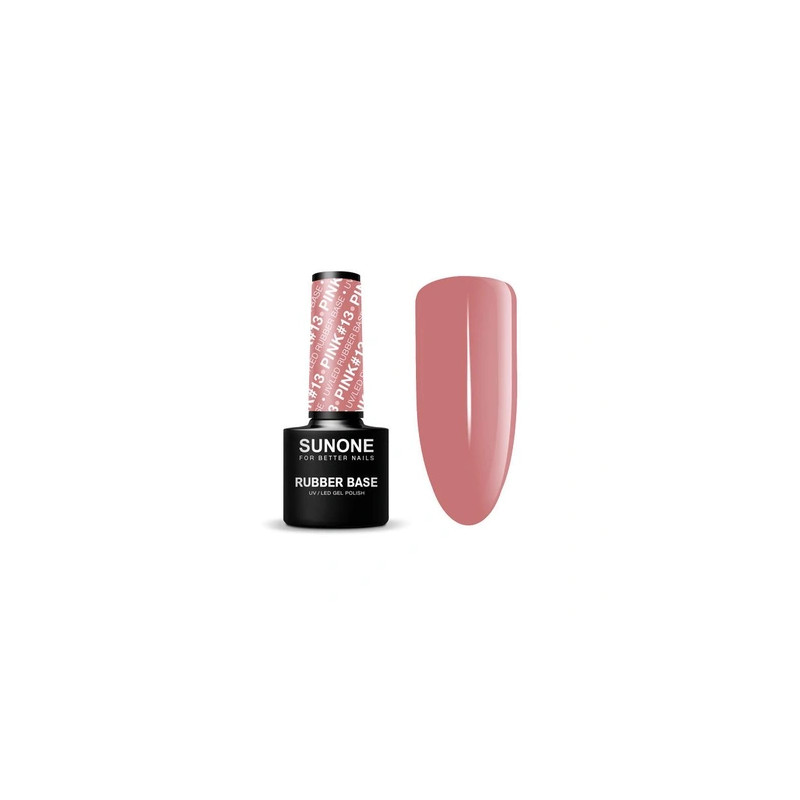 Sunone Rubber Base Pink 13 5g Gel Nail Polish