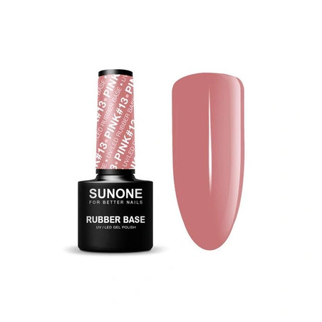 Sunone Rubber Base Pink 13 5g Gel Nail Polish