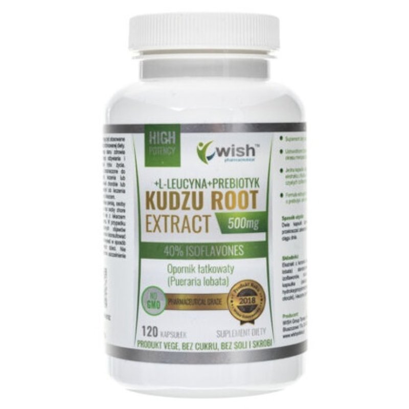 Wish Kudzu Root Extract 500mg 120 Capsules