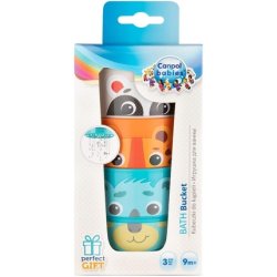 Canpol Babies Hello Bath Set with 3 Animal Cups BPA Free Plastic