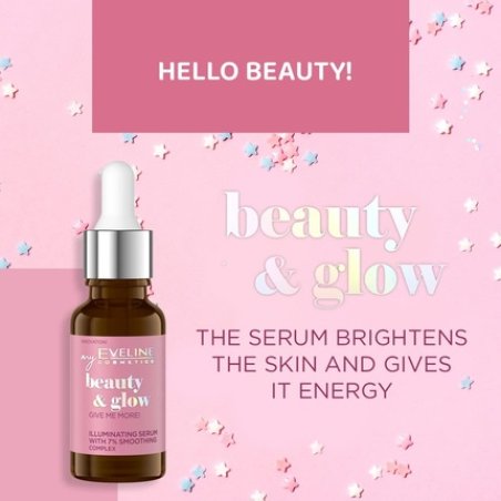 Eveline Cosmetics Beauty & Glow Illuminating Serum with Natural Botox Effect