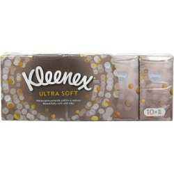 Kleenex Ultra Soft Handkerchiefs - Set of 10 Packages