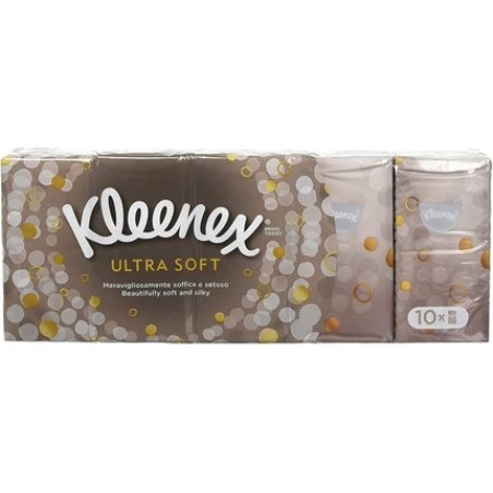 Kleenex Ultra Soft Handkerchiefs - Set of 10 Packages