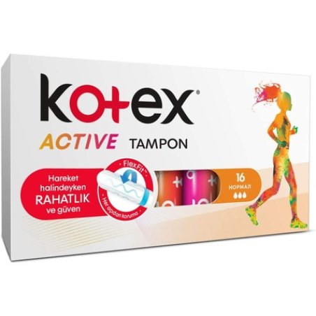 Kotex Active Bumper Normal 16 Pack