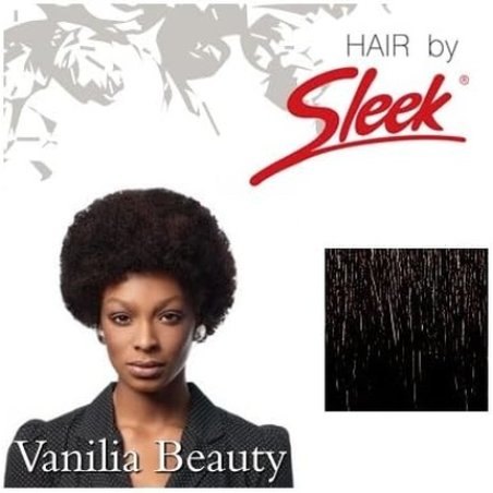 Human Hair Wigs Collection Sleek Afro Wig 4 Light Brown