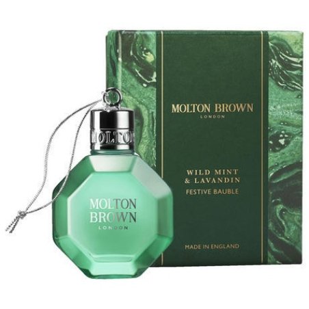 Molton Brown Wild Mint Lavandin Festive Bauble Bath And Shower Gel 75 Ml