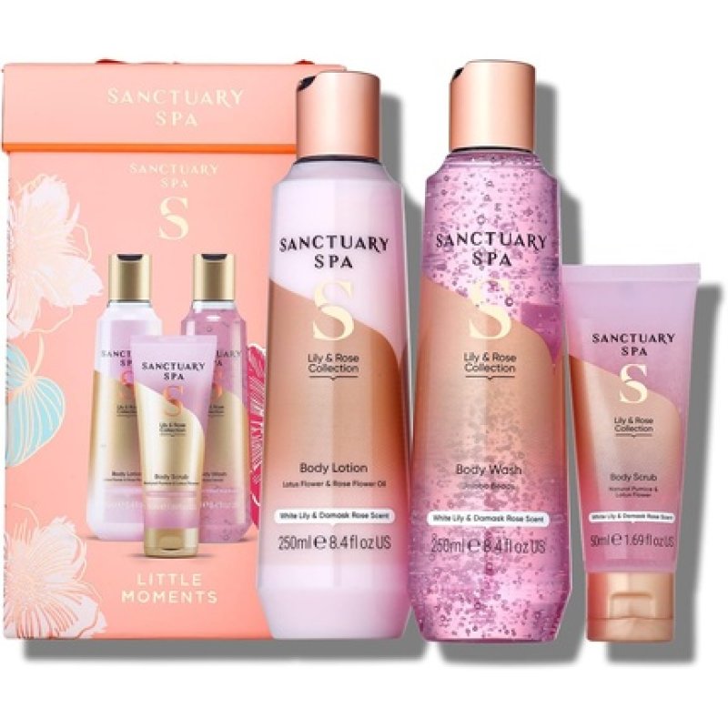 Sanctuary Spa Little Moments Gift Set 550ml - Vegan Beauty Gifts for Women