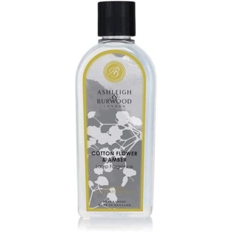 Scented Lamp Oil Cotton Flower & Amber 500 Ml