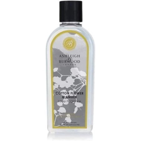 Scented Lamp Oil Cotton Flower & Amber 500 Ml