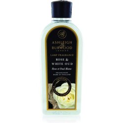 Ashleigh & Burwood Rose & White Oud Lamp Fragrance 500ml UK-Made - Spicy Woody Scent - Natural Ingredients - 20 Hours