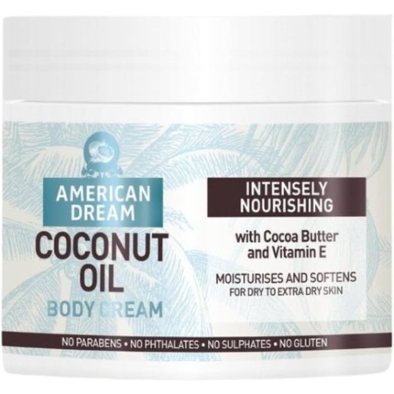 American Dream Coconut Oil Body Cream 500ml