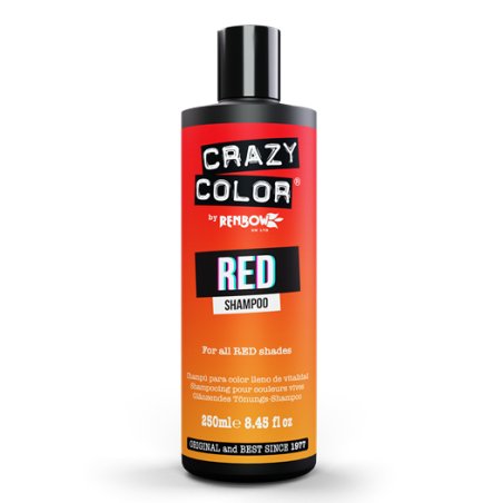 Crazy Color Red Shampoo for All Red Hair Shades 250ml