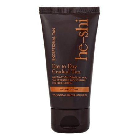 He-Shi Day To Day Gradual Tan - 50ml Travel Size Medium To Dark