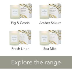 Made By Zen Amber Sakura Luxury Scented Candle 100% Natural Wax Vegan and Cruelty Free