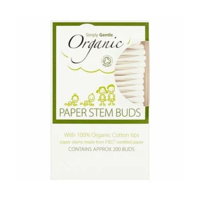 Simply Gentle Organic Cotton Buds 200 Buds