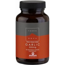 Terranova Garlic Fresh Freeze Dried 50 Vegetarian Capsules