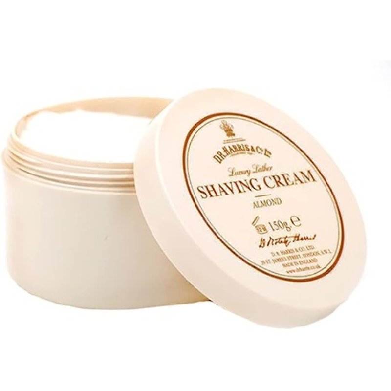 D.R. Harris Luxury Lather Shaving Cream Bowl 150g - Almond