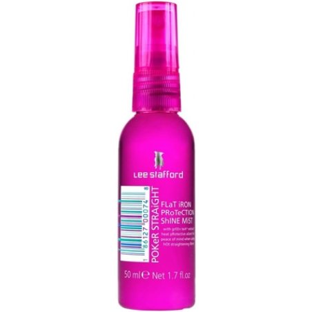 Lee Stafford Poker Straight Flat Iron Protection Shine Mist Travel Size 50ml