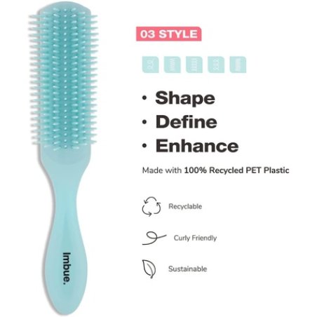 Imbue Defining Brush Blow-Drying Styling Detangling Green