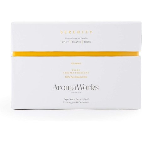 Aromaworks - Serenity Candle 3 Wick - Lemongrass - Neroli And Sweetness