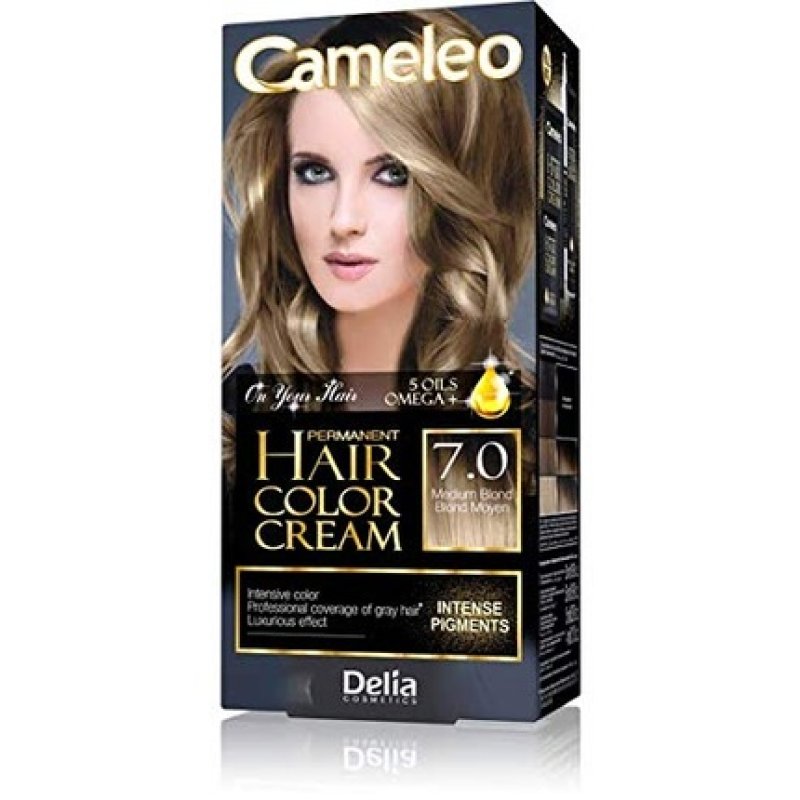 DELIA Cameleo Permanent Hair Color Cream Kit with 5 Omega Oils - Choose Your Shade