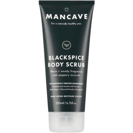 ManCave Blackspice Body Scrub 200ml for Men