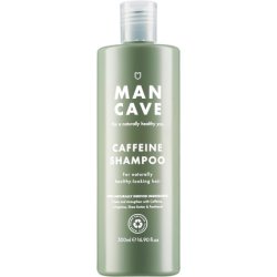 ManCave Caffeine Shampoo 500ml for Men - Supports Healthy Hair Growth with Caffeine, Panthenol and Vitamin E - Natural