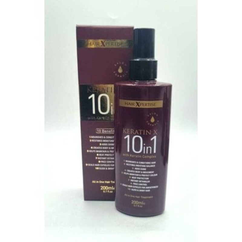 Hair Xpertise Keratin X 10 in 1 All-in-One Treatment Spray 200ml