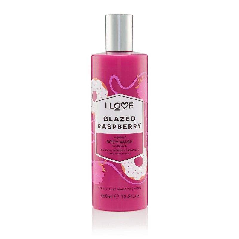I Love Signature Glazed Raspberry Scented Body Wash Rich & Creamy Foam