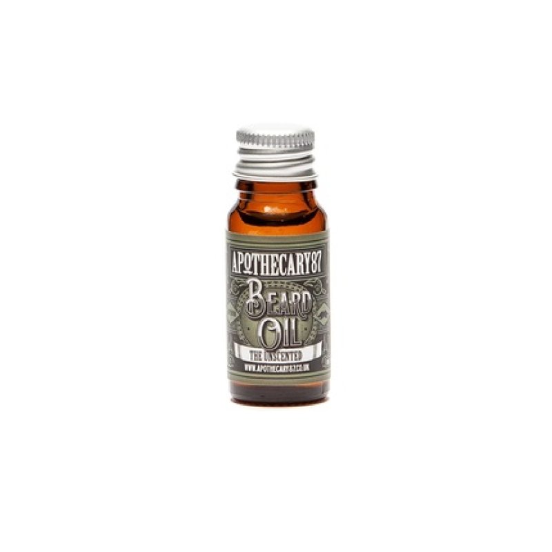 Apothecary 87 Beard Oil Unscented, 10 Ml