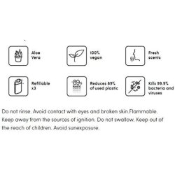 Haan Hand Sanitizer | Refill Bag For Haan Dispenser | 100 Ml | Moisturizing