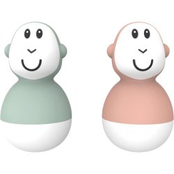 Matchstick Monkey, Bathtime Wobblers, Antimicrobial Baby Bath Toy, Easy To Grip