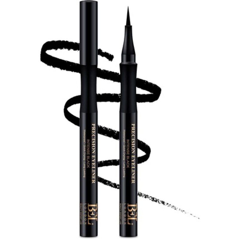 Bel London Precision Extra Black Eyeliner with Excessive Oil Absorption and Matte Finish - Black Eyeliner Pen with Easy