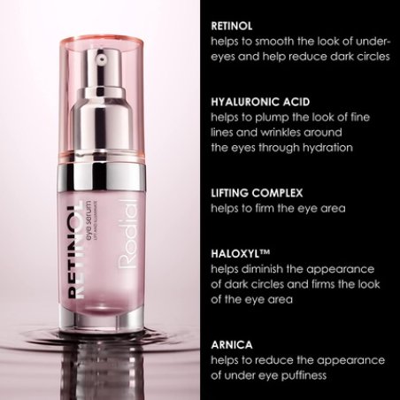 Rodial Retinol Eye Serum 15ml Smoothing Serum with Retinol and Hyaluronic Acid