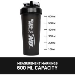Optimum Nutrition On Shaker with Stainless Steel Mixing Ball