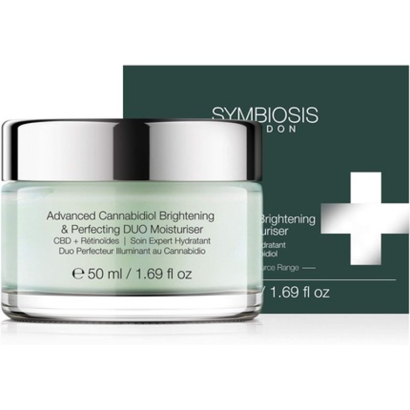 Symbiosis London CBD Retinoids Advanced Cannabidiol Brightening Perfecting Duo Moisturiser